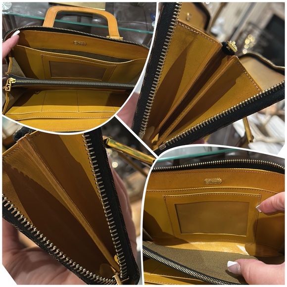 RARE Authentic Fendi Roma S.A.S. FF Vintage Top Handle Wallet Clutch, STUNNING - Picture 14 of 16